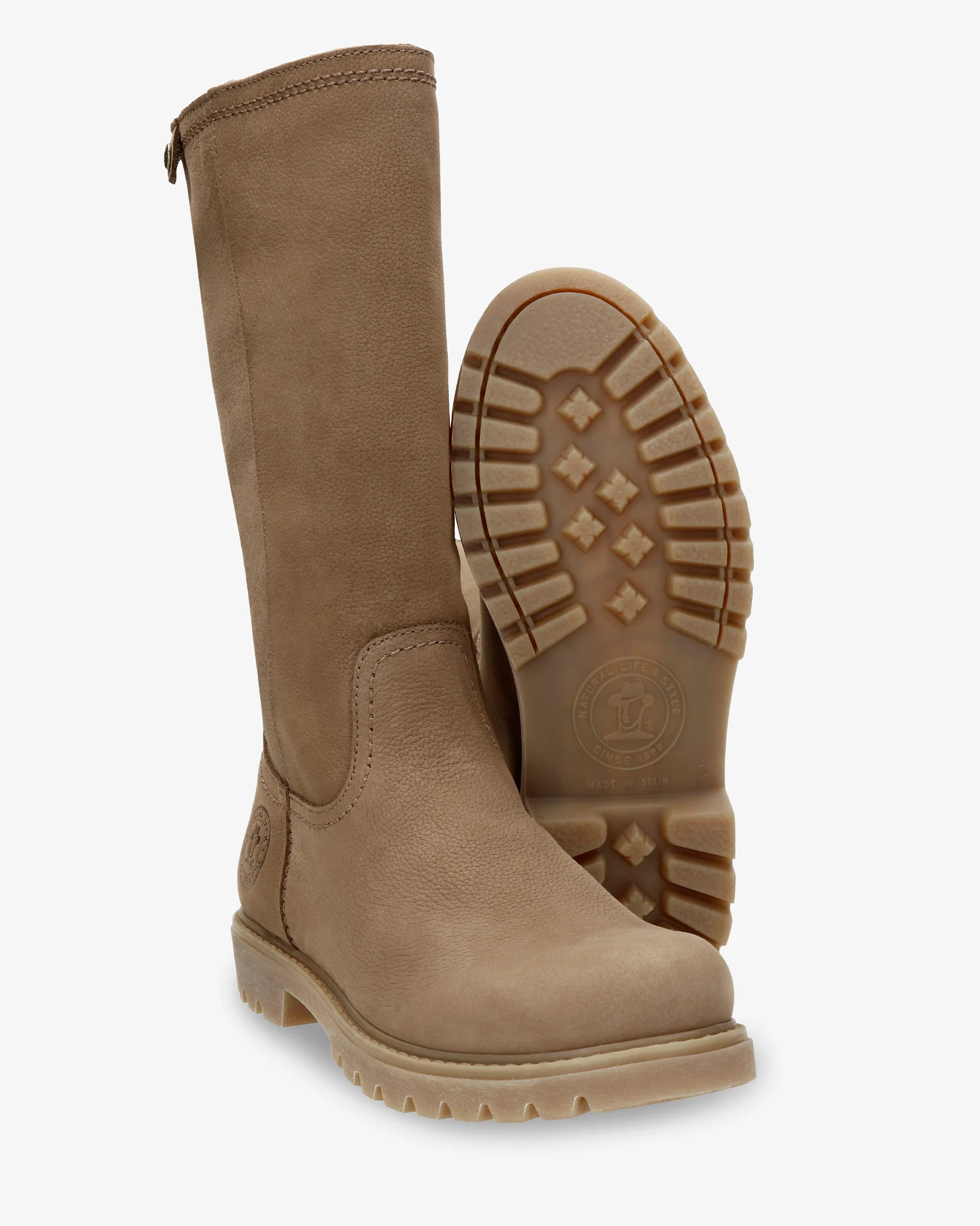 Bambina B146 Nobuck Taupe - Image 4