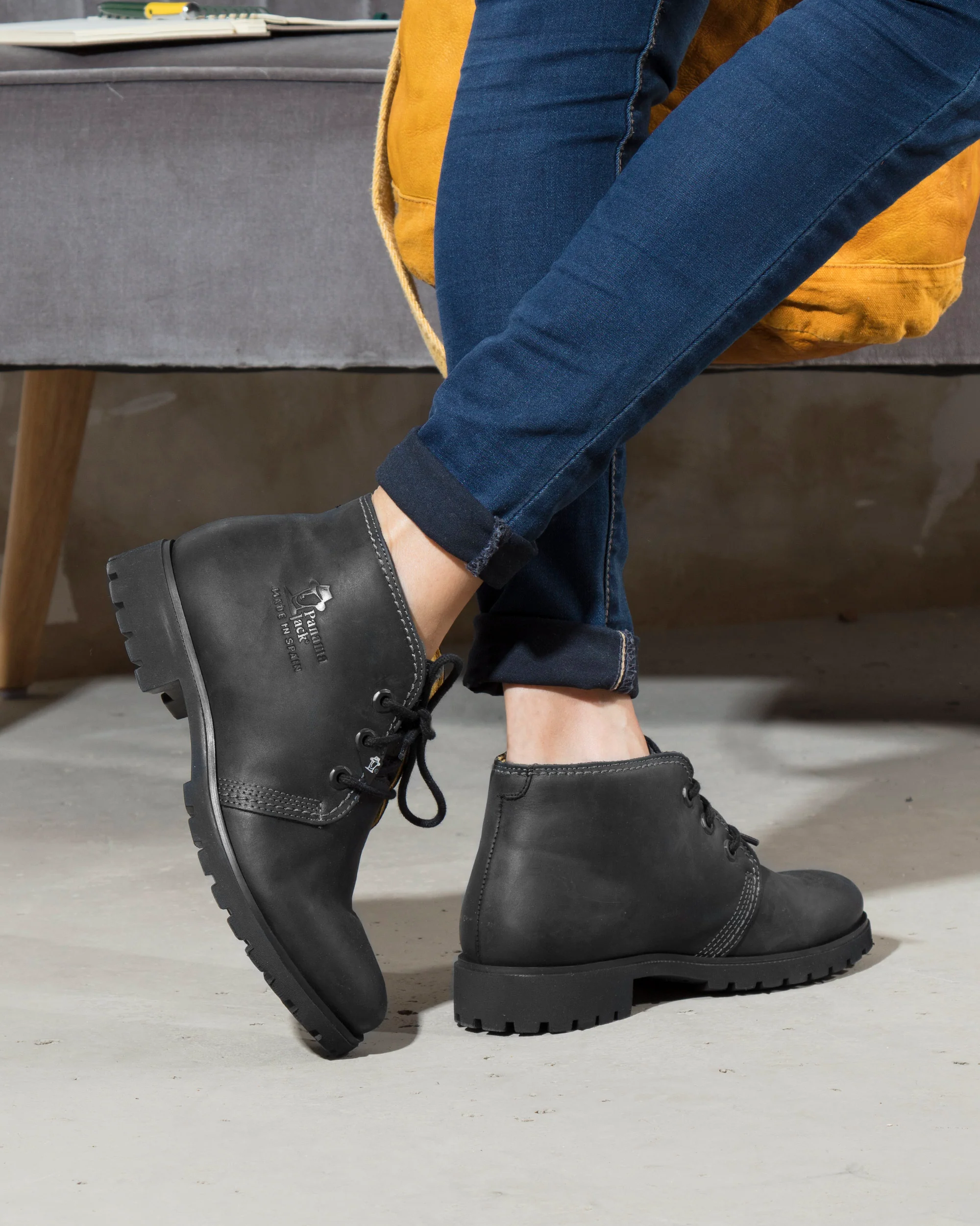 Bota Panama B3 Napa Grass Negro - Image 8