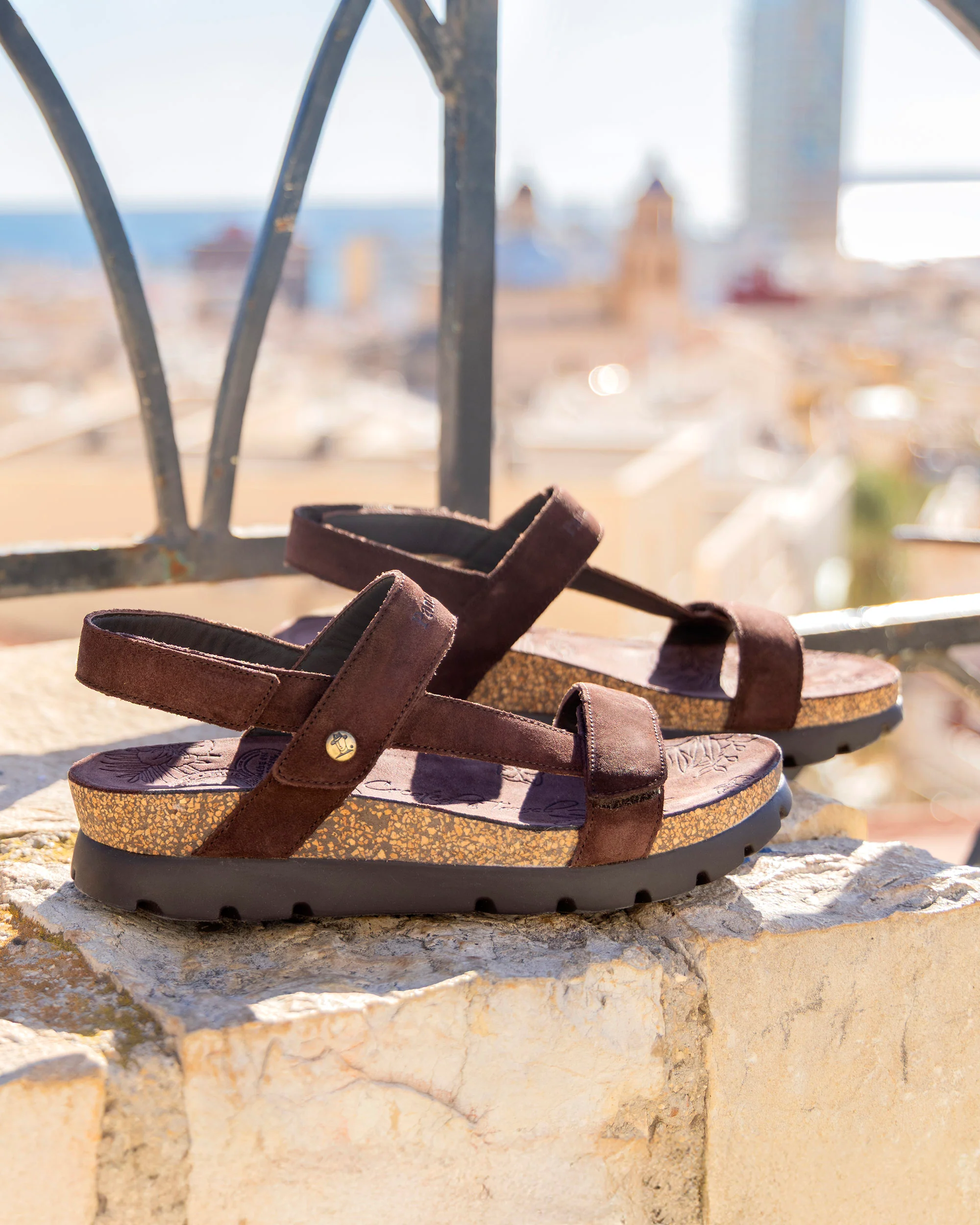 Selma B45 Velour Marron - Image 6